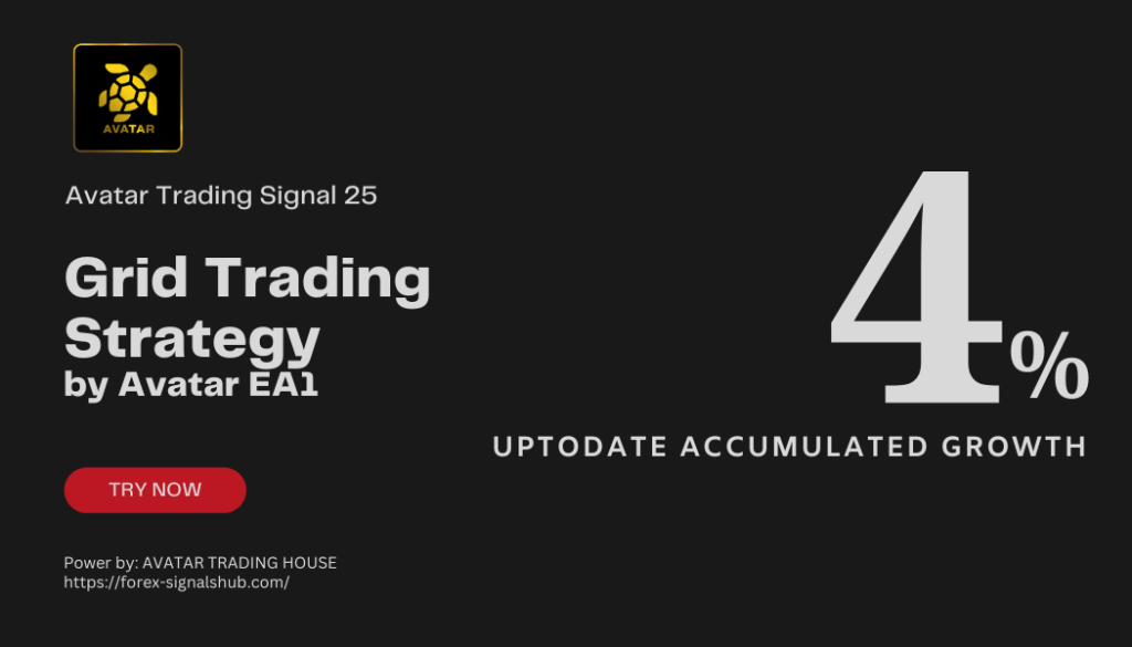 Avatar 25 Grid Trading Strategy by Avatar EA1, A FOREX trading signal provided by Avatar Trading House.